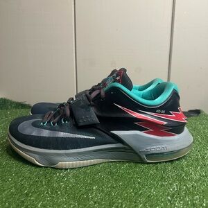 Size 9.5M- Nike KD 7 "Thunder Bolt" Basketball shoes VTG